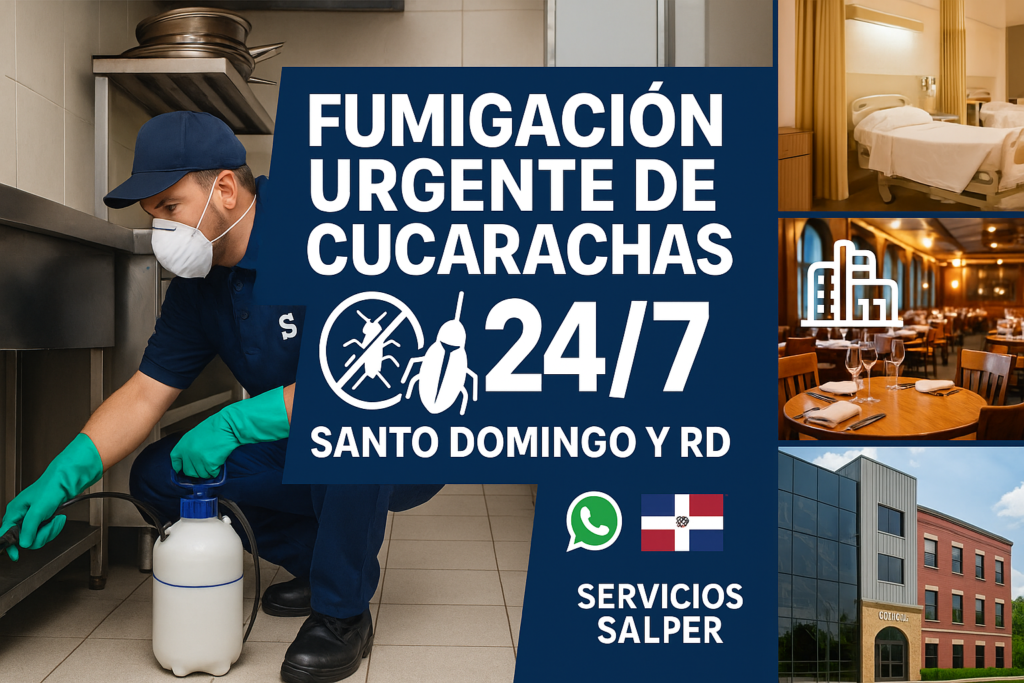 control de plagas fumigación de cucarachas