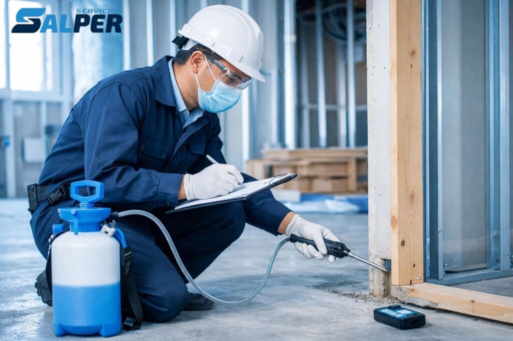 Tratamiento de termitas - comején en proconstrucción en Santo Domingo, RD